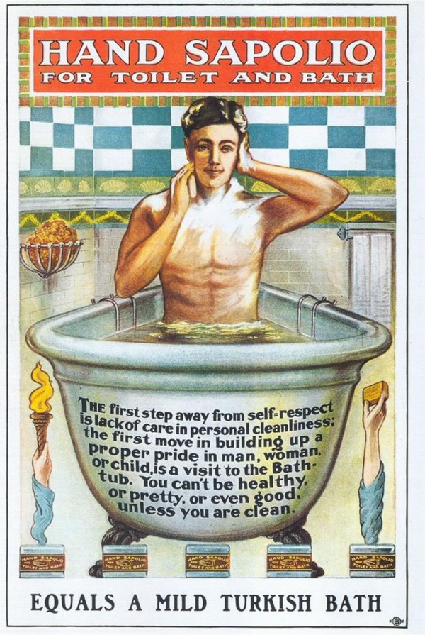 Sapolio Soap advertising poster by VINTAGE POSTER